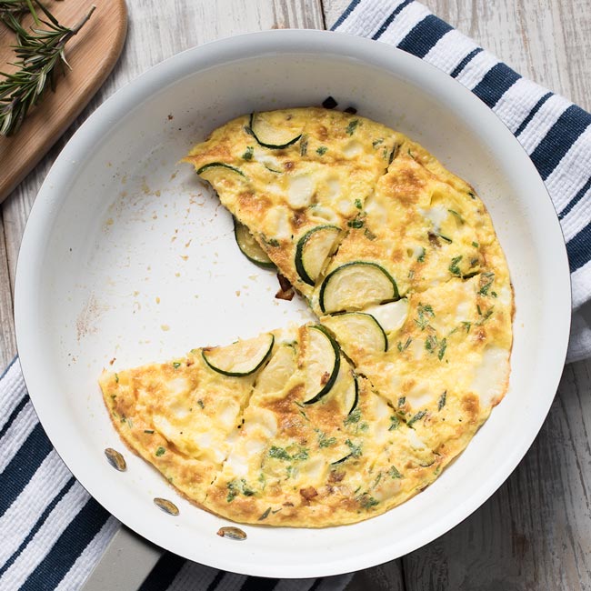 easy zucchini frittata recipe